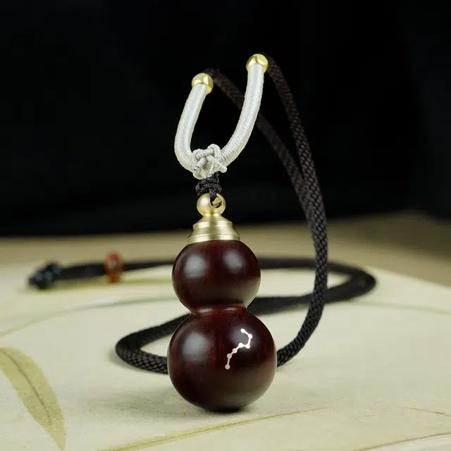 舞依翡 北斗七星葫芦可开盖福禄双至#好运 紫檀属 项链 男女同款情侣款