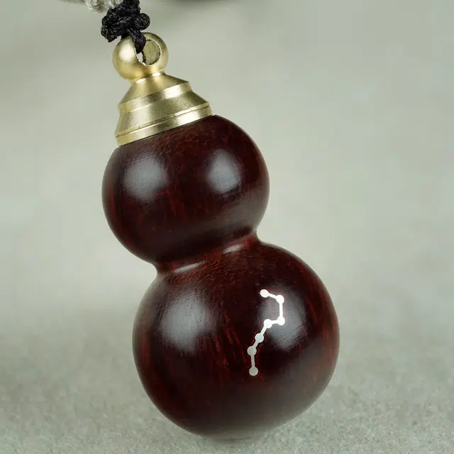 舞依翡 北斗七星葫芦可开盖福禄双至#好运 紫檀属 项链 男女同款情侣款