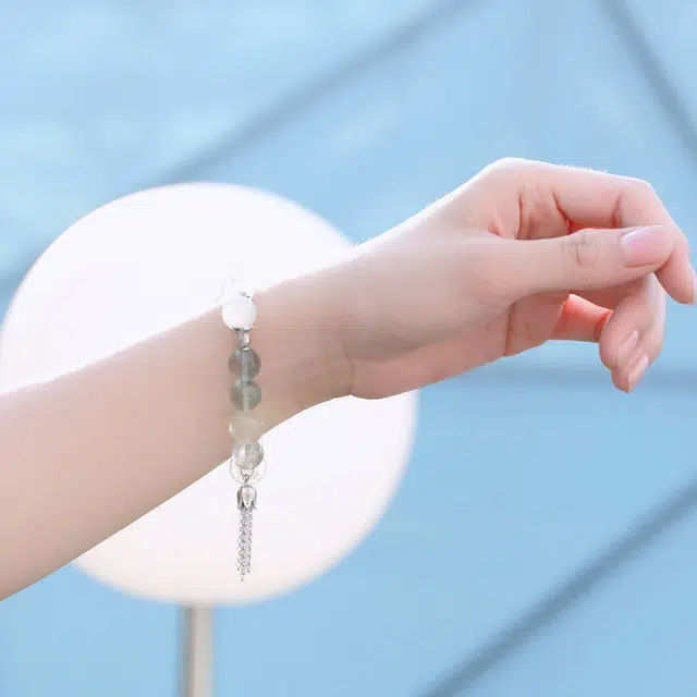 太丙福 搞钱顺•心情好•脑子灵•活力满 把好运都串上天然 黄水晶 手串 女款