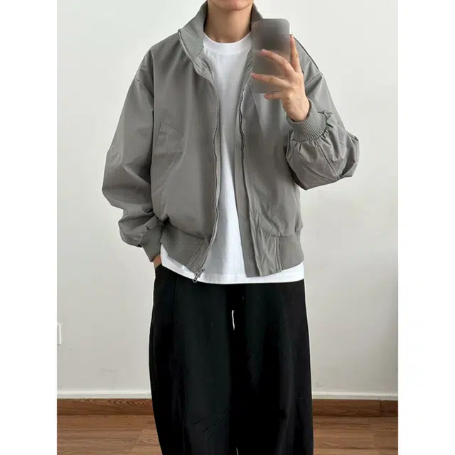 悍戈 美式复古短款立领痞帅高级感飞行员风外套夹克 男女同款