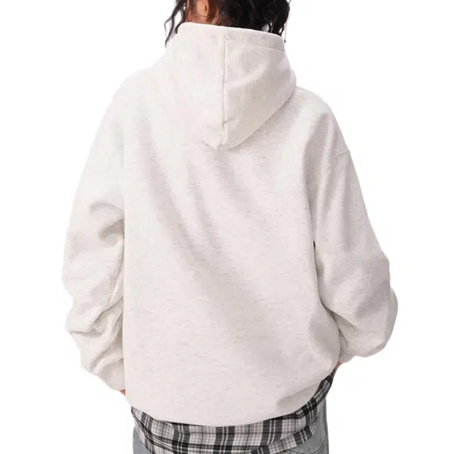 沐诚阳译 连帽潮宽松青少年百搭情侣帽衫卫衣 男女同款