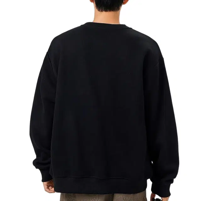 沐诚阳译 复古辑明线铆钉潮牌宽松情侣百搭 卫衣 男女同款