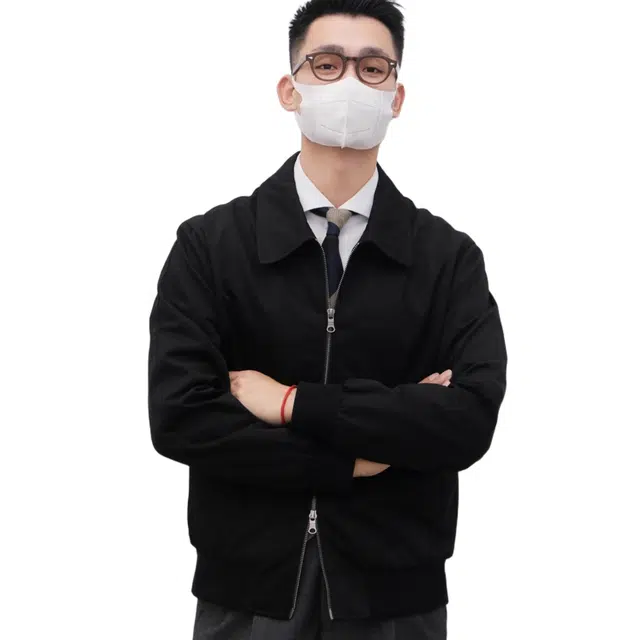 沐诚阳译 全棉洗水面料舒适休闲商务通勤短款夹克外套 男款