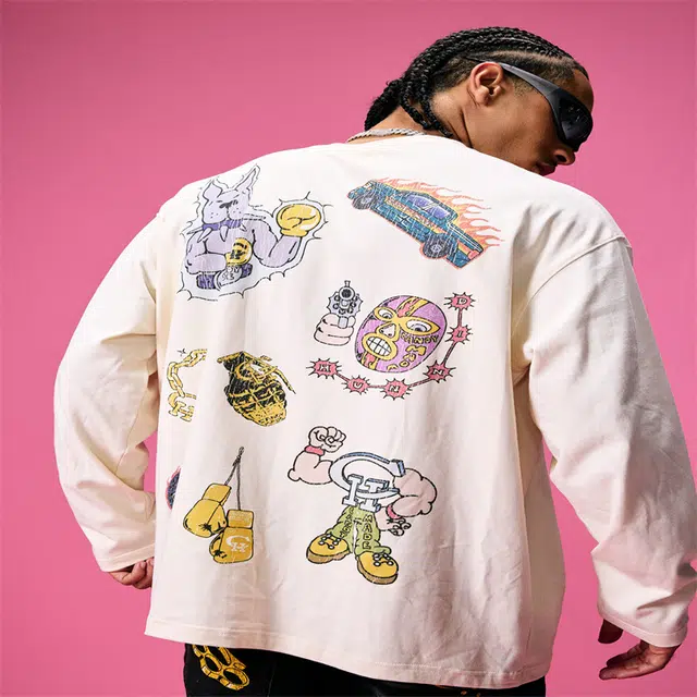 Couple Hunnid CH&CANDYMADE Vintage Streetwear Longsleeve Tee