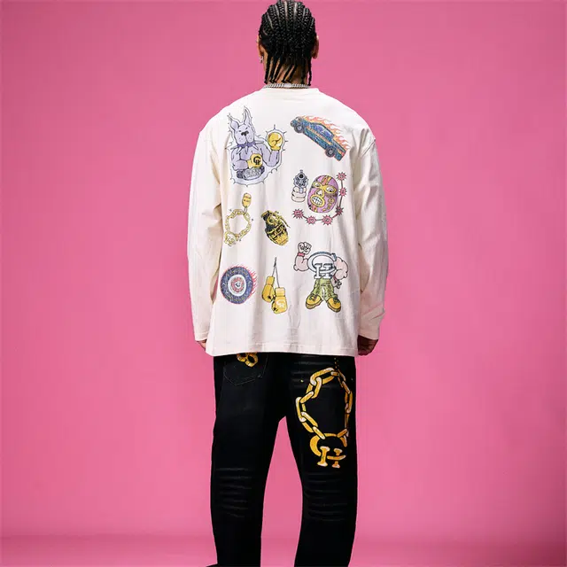 Couple Hunnid CH&CANDYMADE Vintage Streetwear Longsleeve Tee