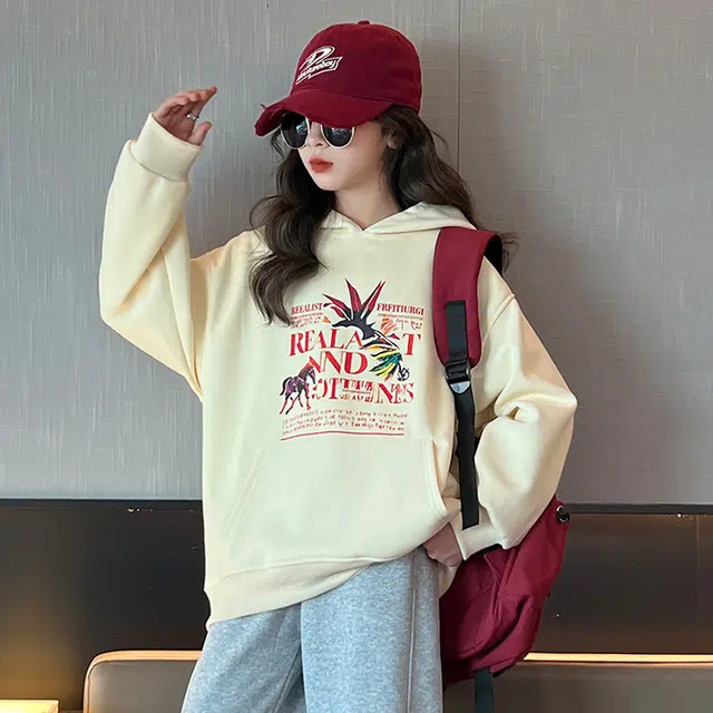 比比我休闲运动套装   女童春秋季 时尚 百搭 大童潮牌小孩衣服 小女孩长袖洋气时髦 舒适帅气轻便软顶