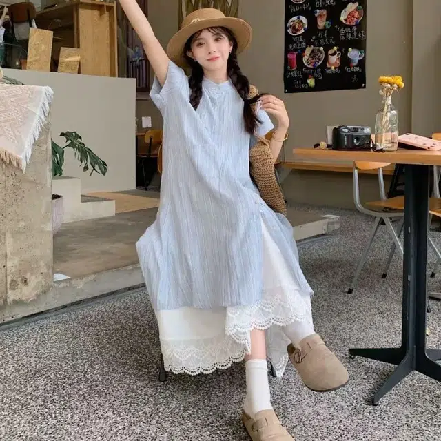 比比我休闲运动套装  女童夏季 时尚 百搭大童潮牌小孩衣服 小女孩短袖洋气时髦 舒适帅气轻便