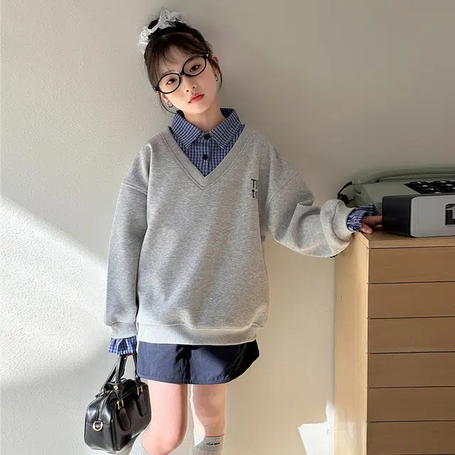 比比我休闲运动套装  女童春秋季韩版大童潮牌小孩衣服 小女孩短袖洋气时髦 舒适帅气轻便