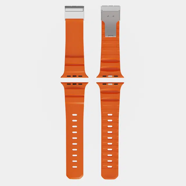 亿祈发 表带 苹果适用 硅胶材质 磁吸折叠扣男女通用