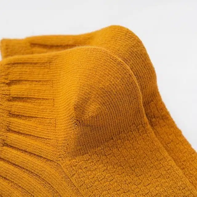 睦隆世家 纯色简约柔软休闲舒适透气运动吸湿排汗不勒脚短袜 男款 组合装