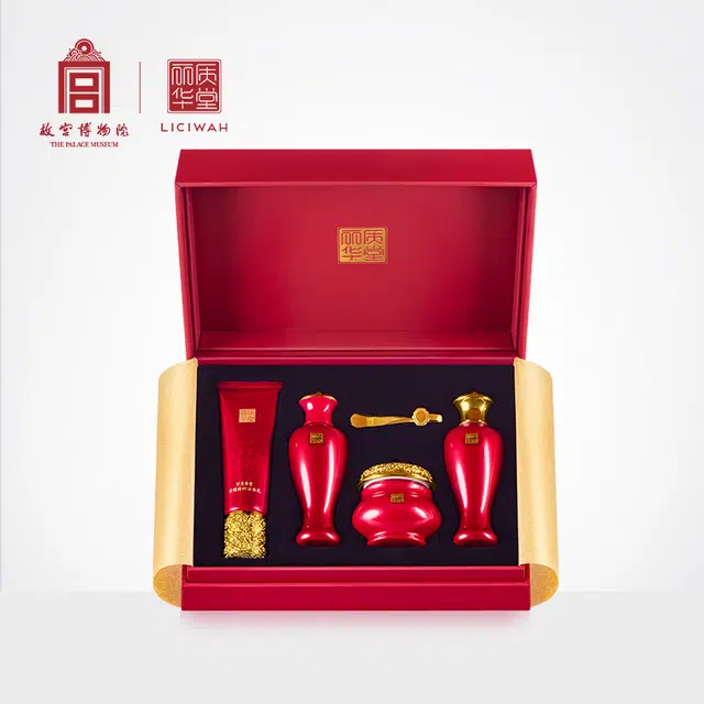 丽质华堂 故宫紫檀精粹护肤礼盒 保湿清洁