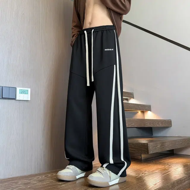 虫小绿 大码宽松舒服透气休闲裤 男女同款