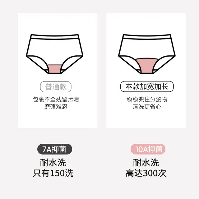 水中花 性感舒适透气抑菌平角内裤 女款 礼袋装