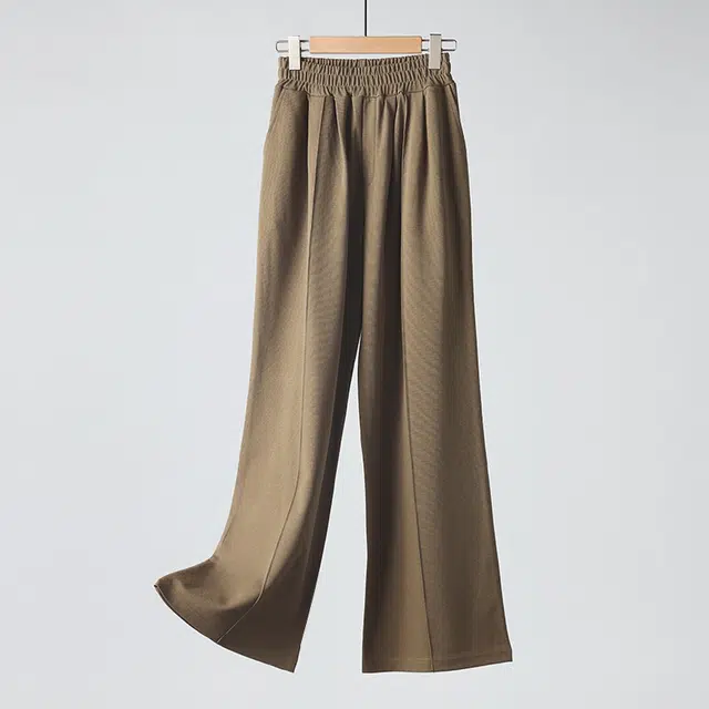 莫代尔 时尚简约通勤宽松休闲裤 女款