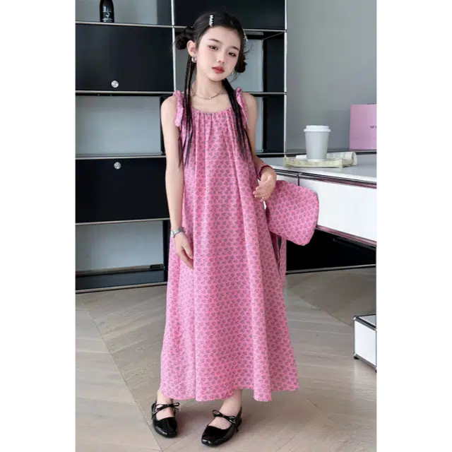 天才小熊连衣裙 柔软时髦亲肤无袖 中小童
