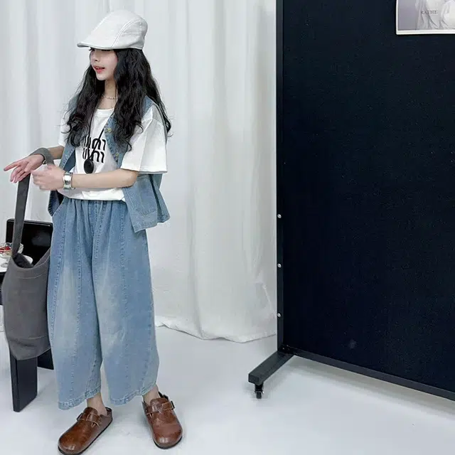 天才小熊休闲运动套装 女童夏季大童潮牌小孩衣服 小女孩短袖洋气时髦 漂亮 甜美 设计时尚