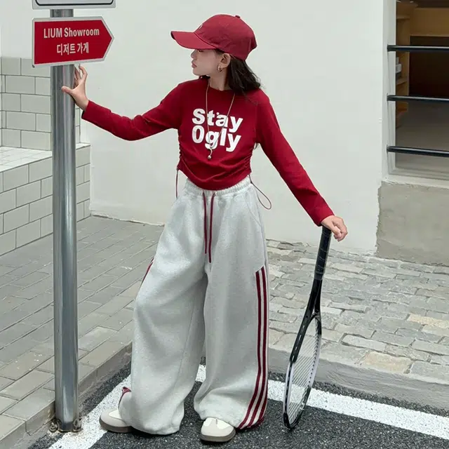 天才小熊休闲运动套装 女童春秋季拉条大童潮牌小孩衣服 小女孩短袖洋气时髦 舒适帅气轻便