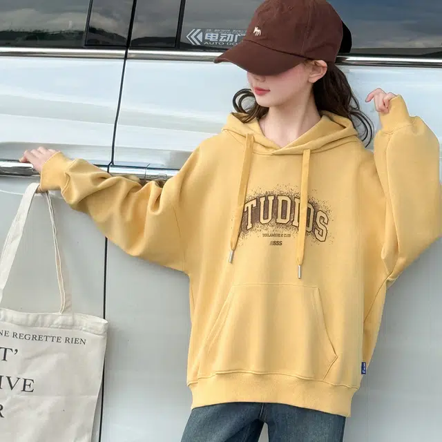 天才小熊休闲运动套装 女童春秋季连帽卫衣牛仔裤大童潮牌小孩衣服 小女孩短袖洋气时髦 舒适帅气轻便