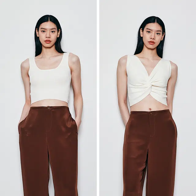 从轻 轻春夏凉感纯色百搭吊带背心 女款