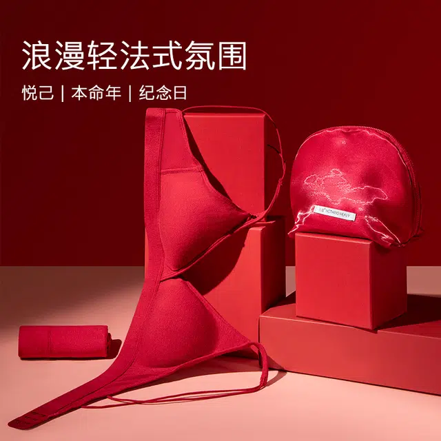 从轻 高弹无痕桑蚕丝内衣裤套装 女款