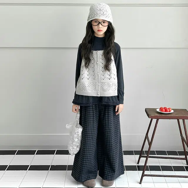 俞兆林休闲运动套装 女童秋季春秋款中大童秋装三件套儿童田园风韩系穿搭