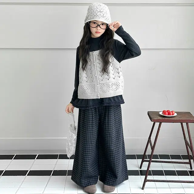 俞兆林休闲运动套装 女童秋季春秋款中大童秋装三件套儿童田园风韩系穿搭