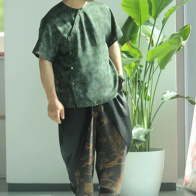 水田夏 年轻人气质香云纱夏季短袖新中式男装绞罗复古禅衬衫 男款