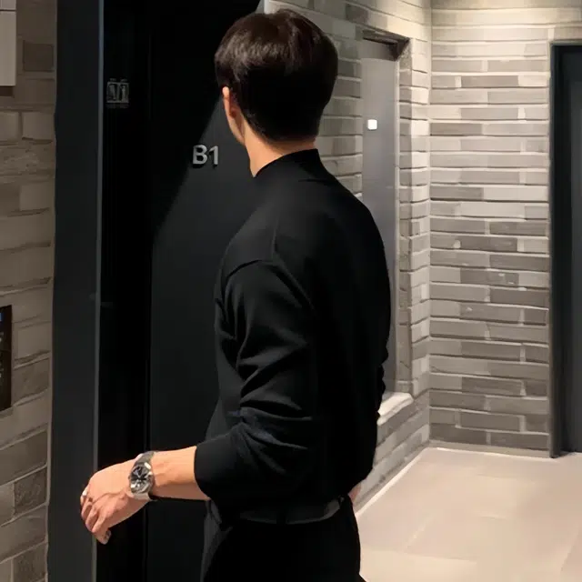 水田夏 男装秋冬季圆领男士韩版长袖中领打底衫潮针织衫 男款