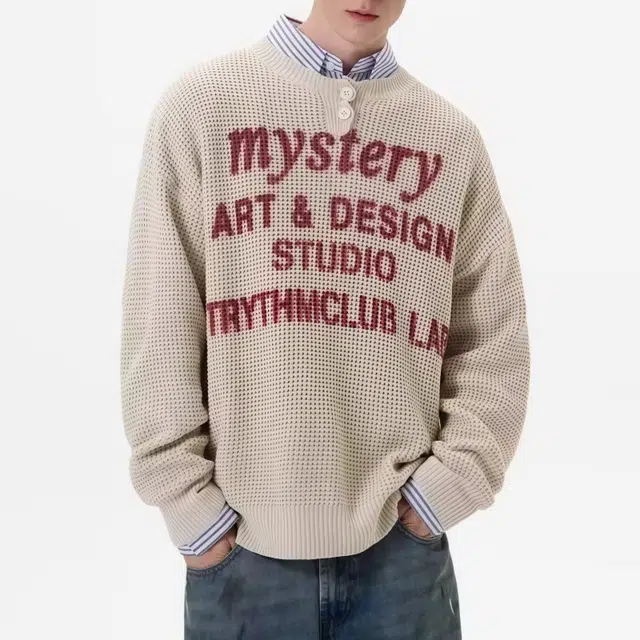 水田夏 圆领潮牌帅气秋冬季打底衫男士气质休闲上衣针织衫 男款