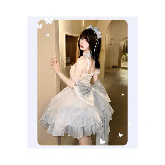 依钗 千金感纯欲风公主小礼服蓬蓬裙子唯美萝莉装 女款