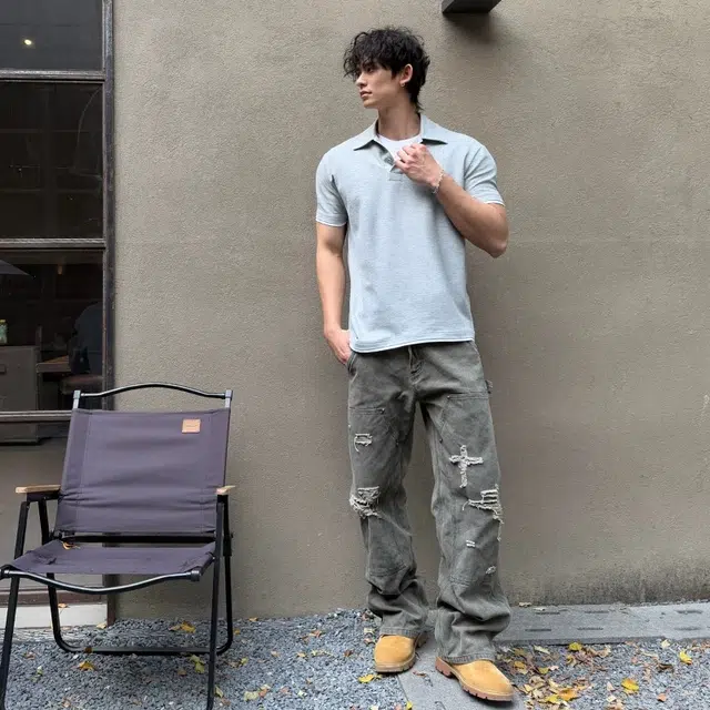 AOPAISHARK polocleanfitT