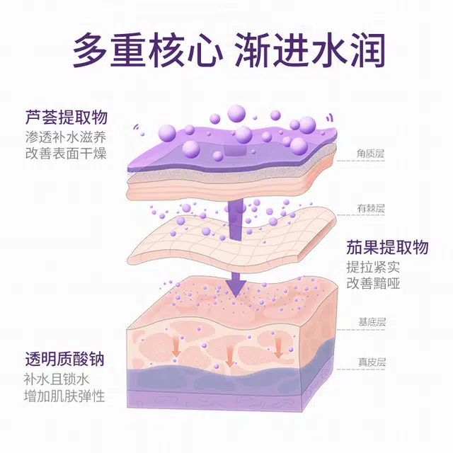 仙蒂奈儿 茄子去痘保湿固体面膜 保湿清洁 干性肤质混合型肤质中性肤质白皮