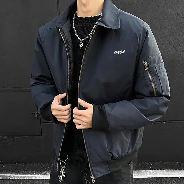 H.V.G.A cleanfitbomberlogo