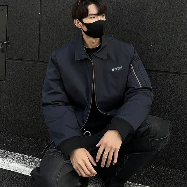 H.V.G.A cleanfitbomberlogo