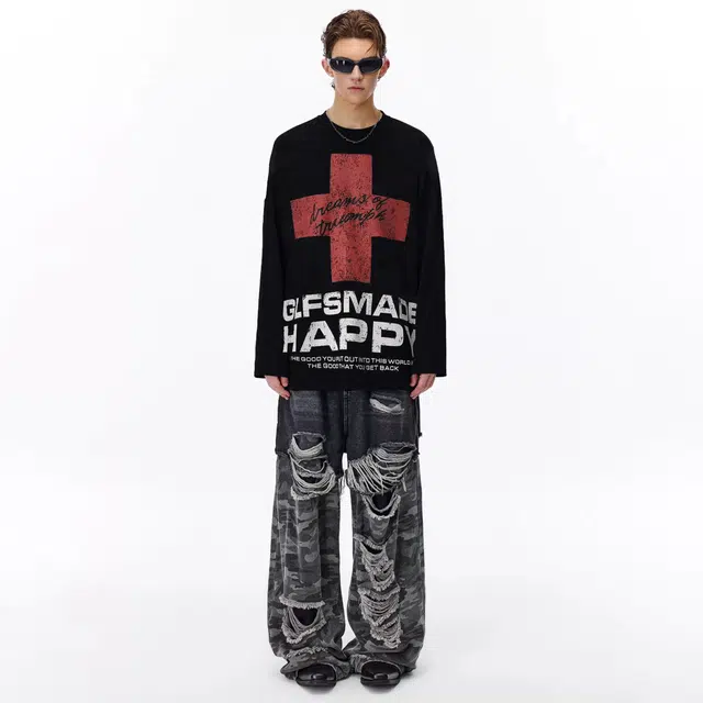 DAND Vintage Cross Long Sleeve Tee