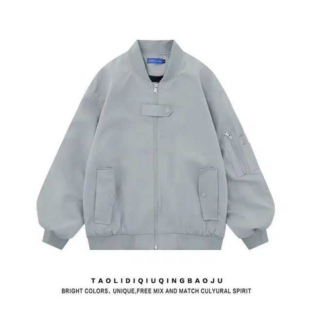 洞洞拐 美式外套宽松设计通用夹克 男女同款