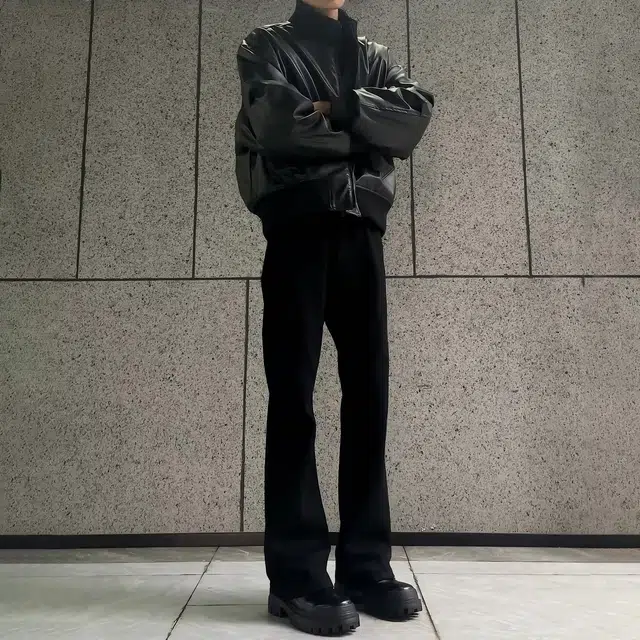 ZIAREL Cleanfit PU Leather Jacket