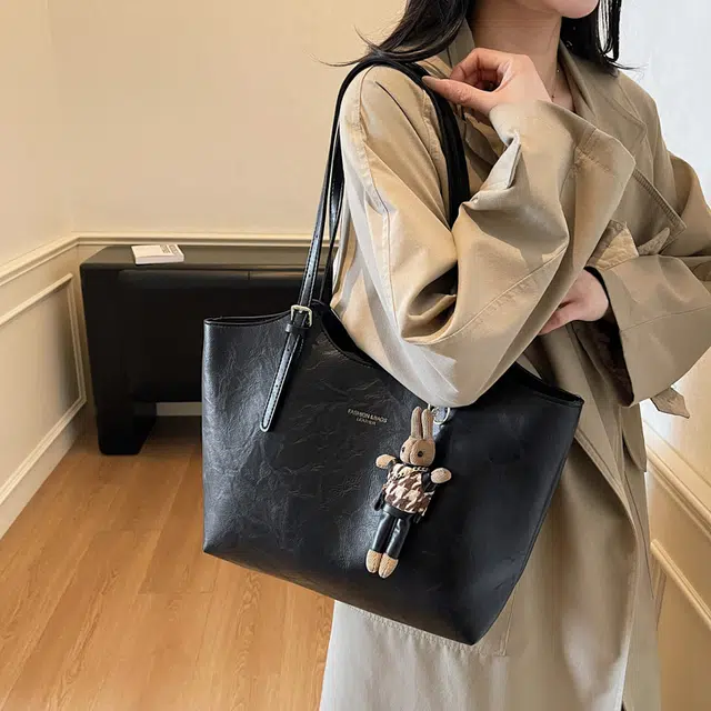ORANGE BEAN Tote PU