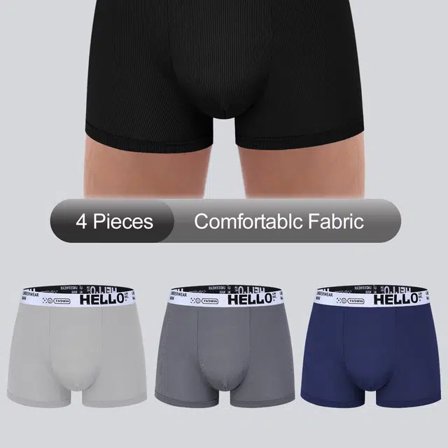 富贵鸟 运动舒适透气防臭吸汗快干平角内裤 男款