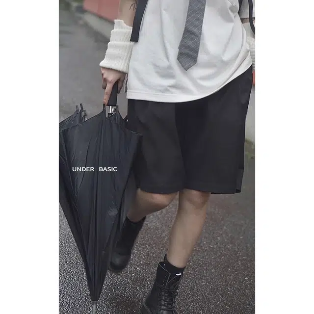 下层基础 经典夏季西裤百搭时尚休闲短裤 男女同款