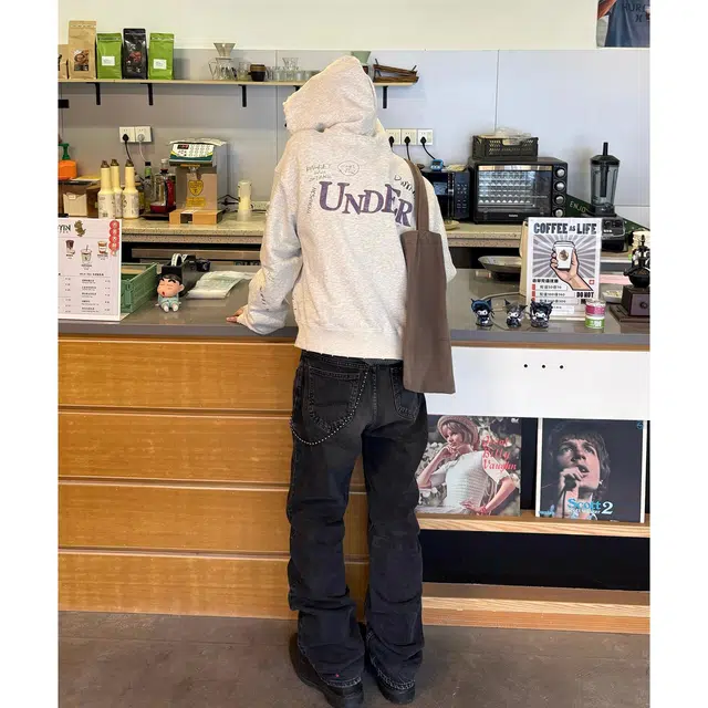 下层基础 印花系列个性时尚卫衣 男女同款