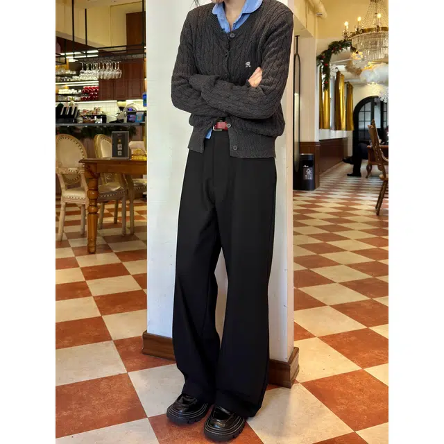 下层基础 轻薄凉感直筒百搭西装裤 男女同款