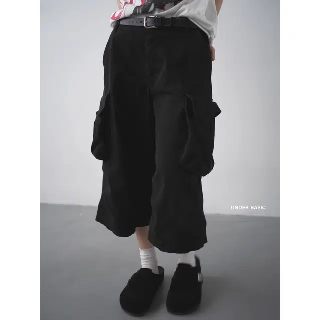 下层基础 舒适简约时尚工装短裤 男女同款