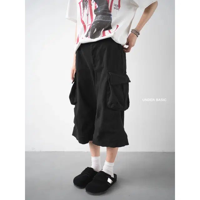 下层基础 舒适简约时尚工装短裤 男女同款