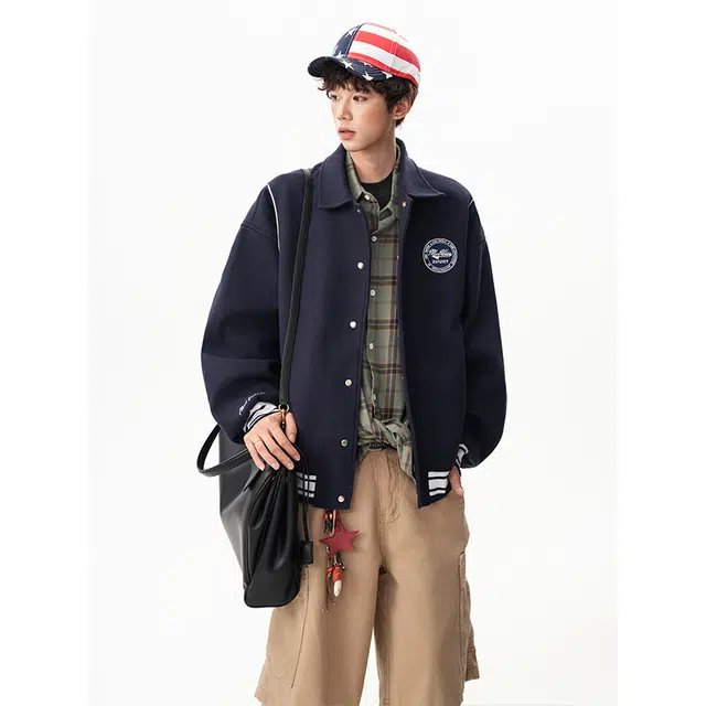 SZSX Vintage Baseball Jacket