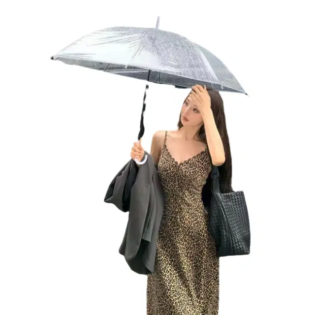 望莱仕 复古豹纹吊带连衣裙女秋季气质修身长裙设计感收腰显瘦裙子裙装套装 女款