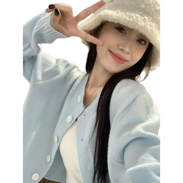 望莱仕 时尚适中合身长袖针织衫 女款