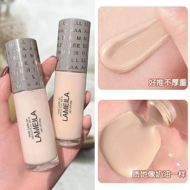 拉美拉 不卡粉不脱妆粉底液防水彩妆持久不脱妆不卡粉保湿滋润 服帖修饰肤色隔离