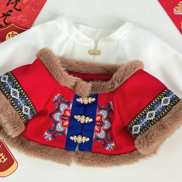 启启 新中式娃娃公仔 替换潮衣 娃衣着替