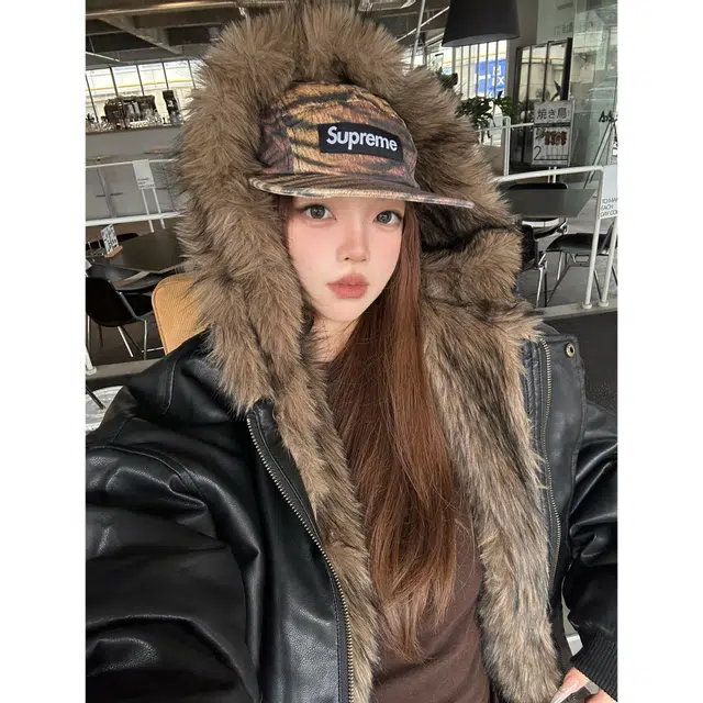 AULDEY Vintage Reversible PU Leather Jacket